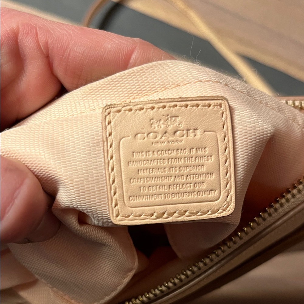 Coach Tan Crossbody Bag - Picture 3 of 3